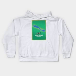 Lake Arenal, Costa Rica Beautiful lake map Kids Hoodie